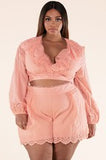 Blush Me Pink Short Set
