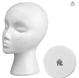 Styrofoam Wig Head