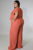 Crop Linen Pants Set