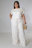 Crop Linen Pants Set