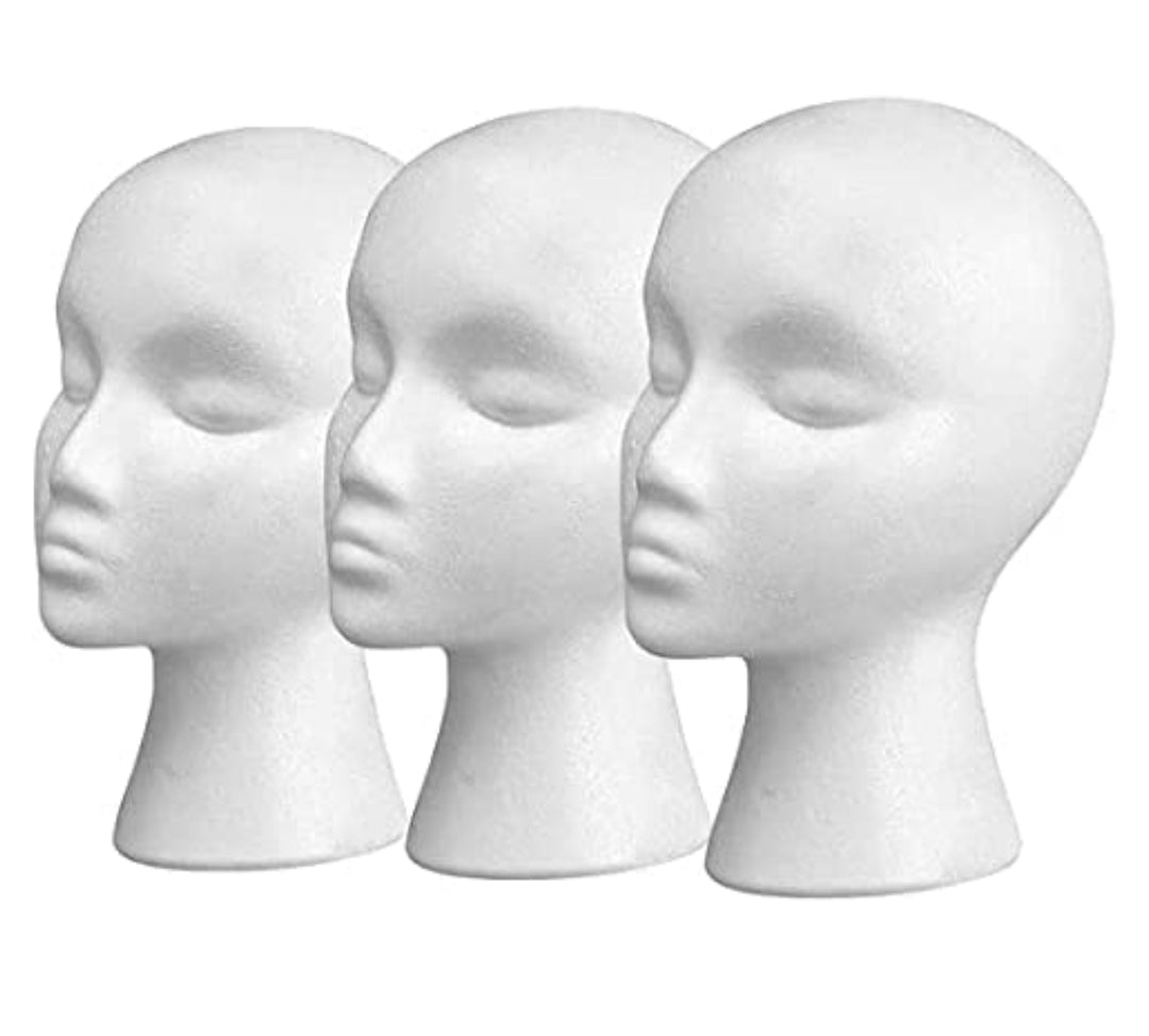 Styrofoam Wig Head Haus of Kreme