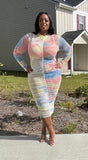 See Thru Me Midi Dress